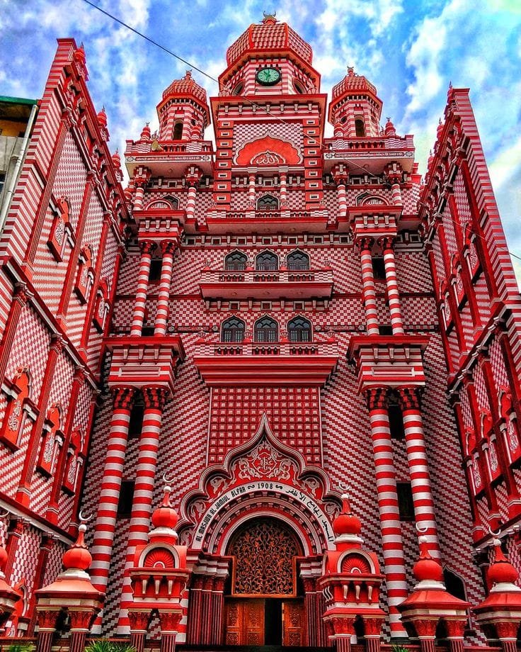 Colombo 3 Jami Ul-Alfar Red Mosque Pettah